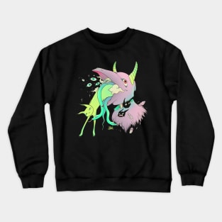 Crow, Cat, And Snakes Dark Art Crewneck Sweatshirt